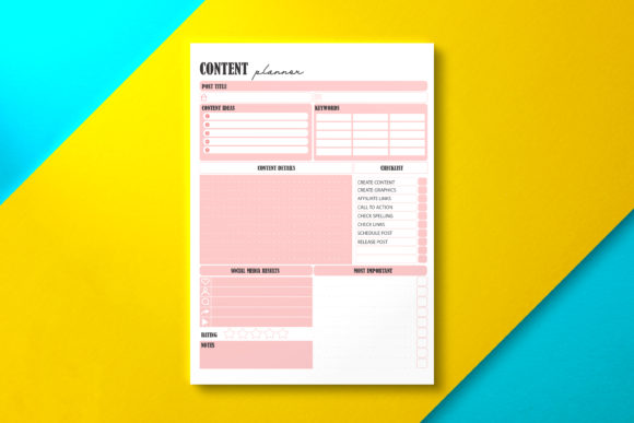 Download Social Media Content Planner - Media content Collection