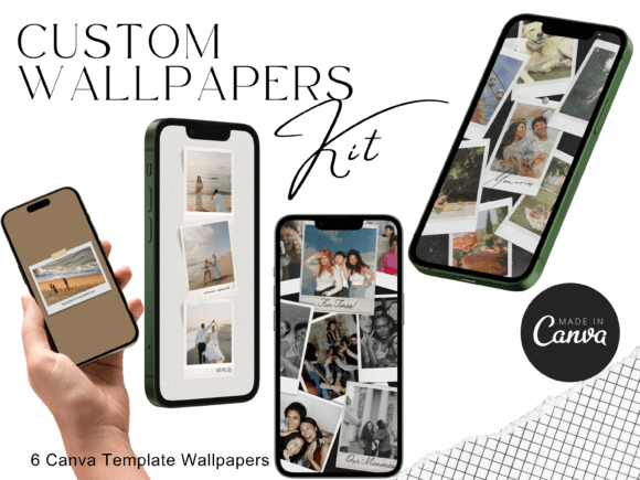 Download Custom Wallpaper Canva Templates Bundle - Canva templates Collection