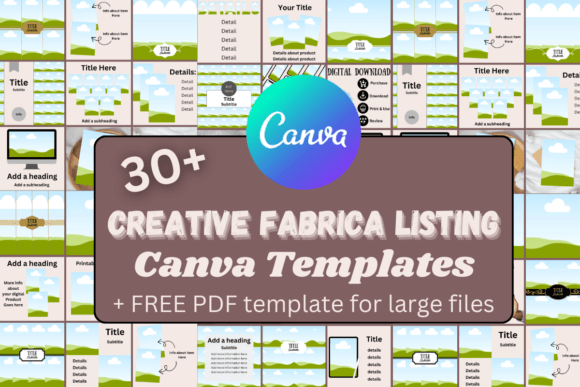 Download Creative Fabrica Listing Templates - Premium Bundle