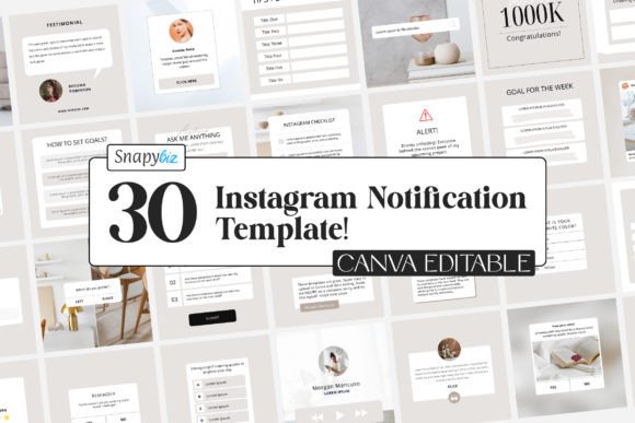 Download Instagram Notification Canva Templates - Canva templates Collection
