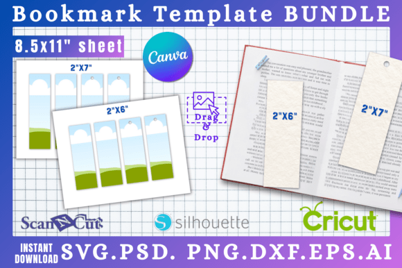 Download Bookmark SVG &amp; Canva Templates - Premium Resources