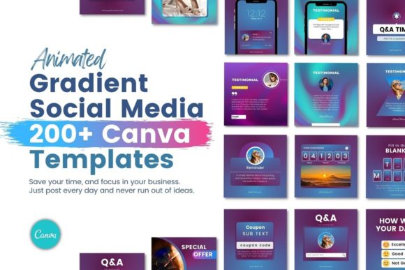 Download Animated Gradient Canva Templates - Canva templates Collection