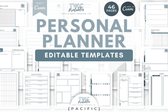 Download Personal Planner Canva Templates | PAC - Premium Resources