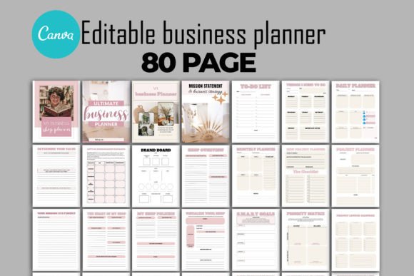 Download Business Planner Canva Templates - Canva templates Collection