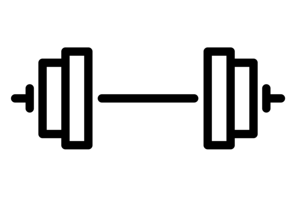 Download Barbell Line Icon. Bodybuilding Symbol. - Bodybuilding Collection